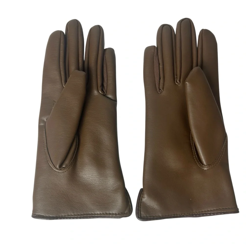 Brown Gold Accent Women’s Vintage Lined Fashion Retro